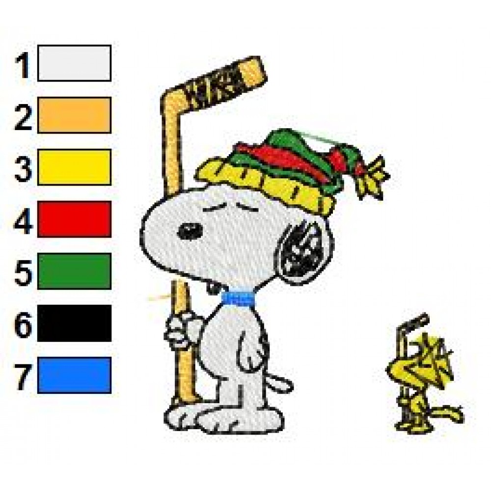 Snoopy 15 Embroidery Design